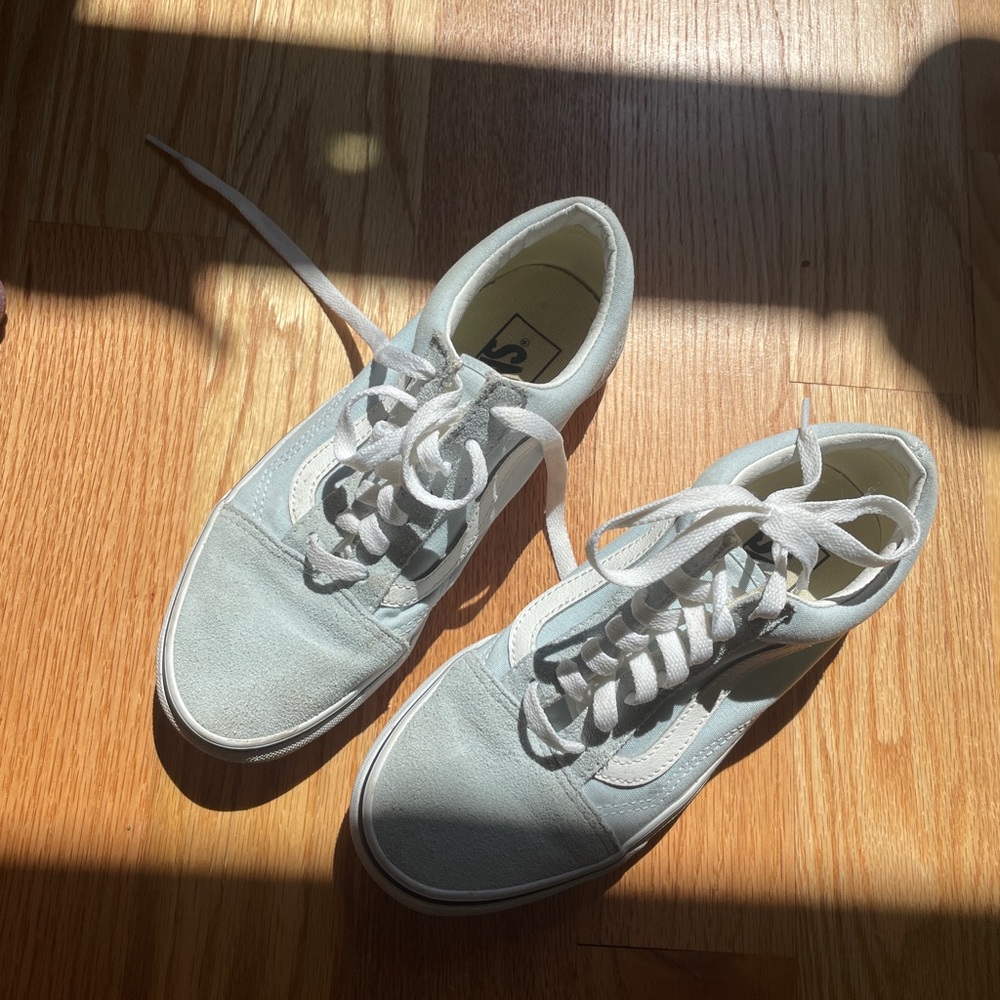 Vans White Canvas Sneakers